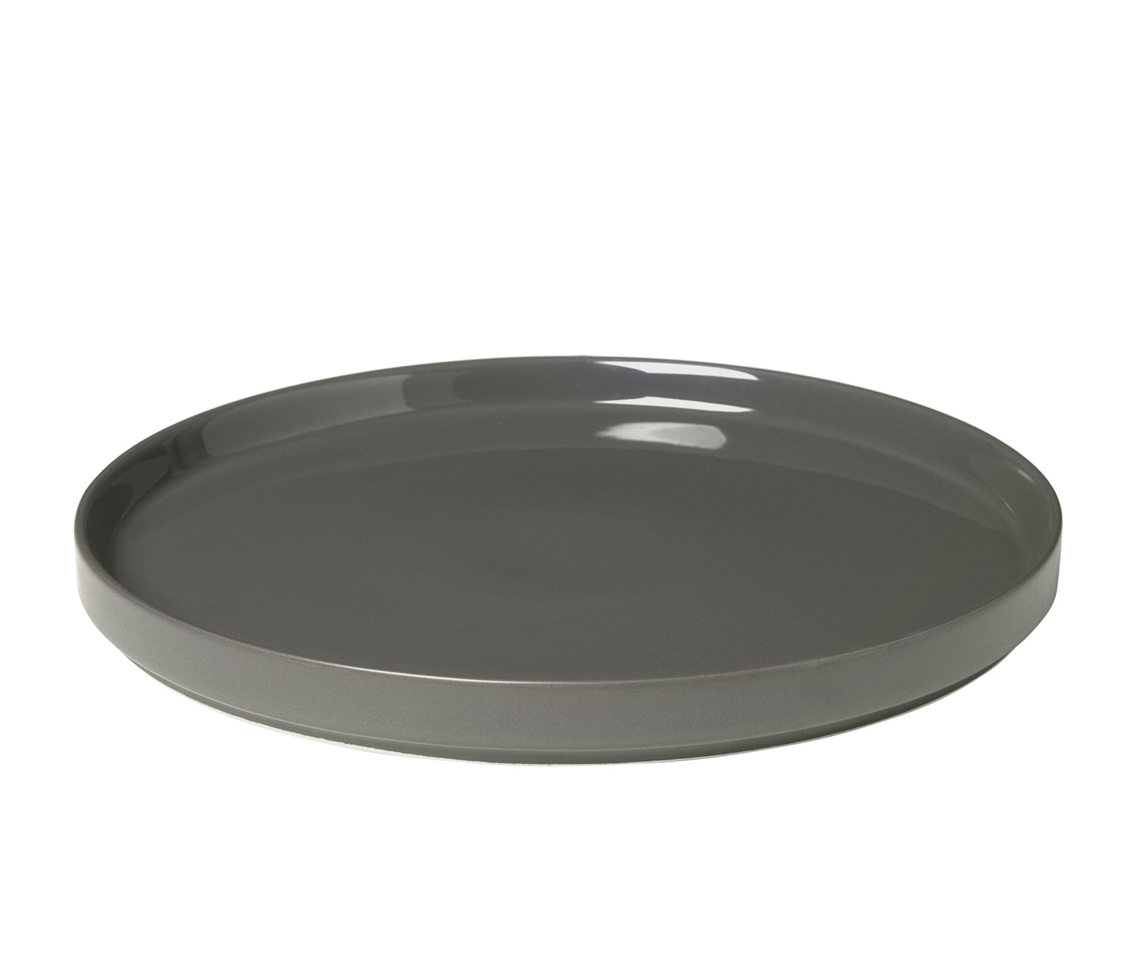 Pilar 11" Dinner Plate, Pewter