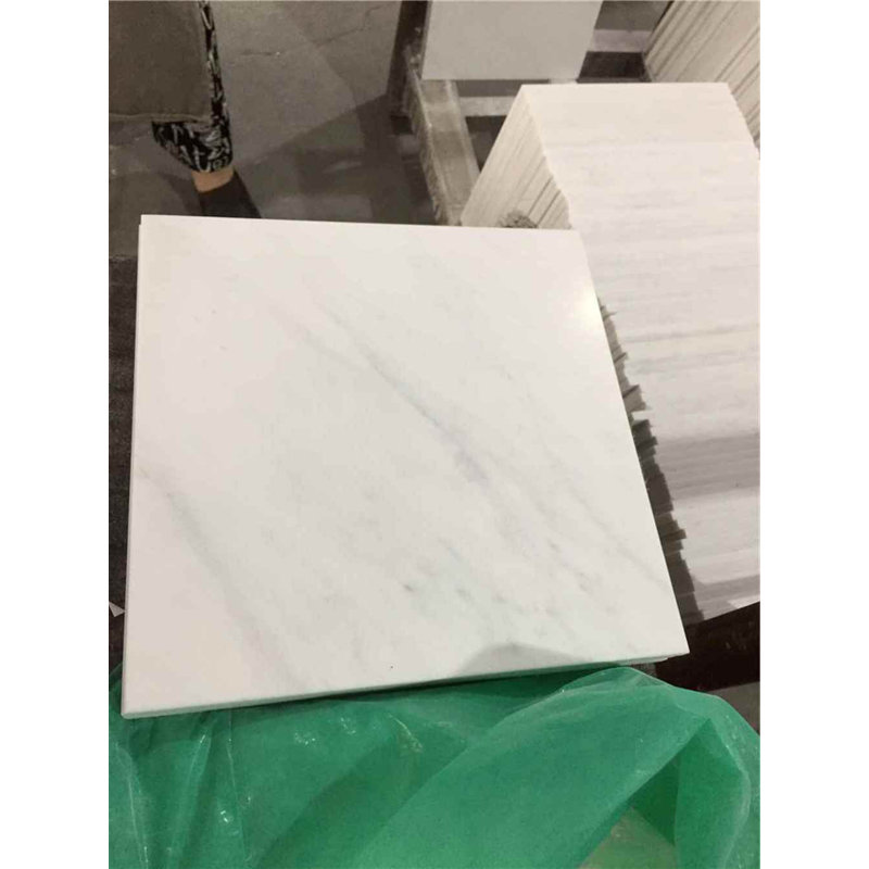 Oriental White 6" X 12" Marble Look Floor And Wall Tile