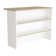 Kitchen Island with Ample Workstation and 2-Tier Shelf