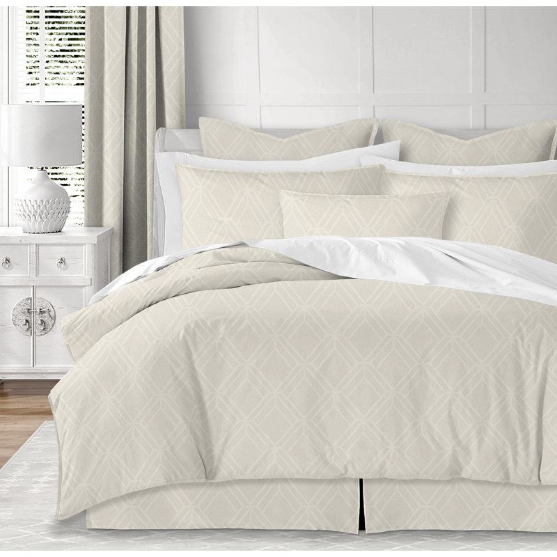 Ensemble de housse de couette Delcampo, Housse de couette très grand et 2 taies décorati