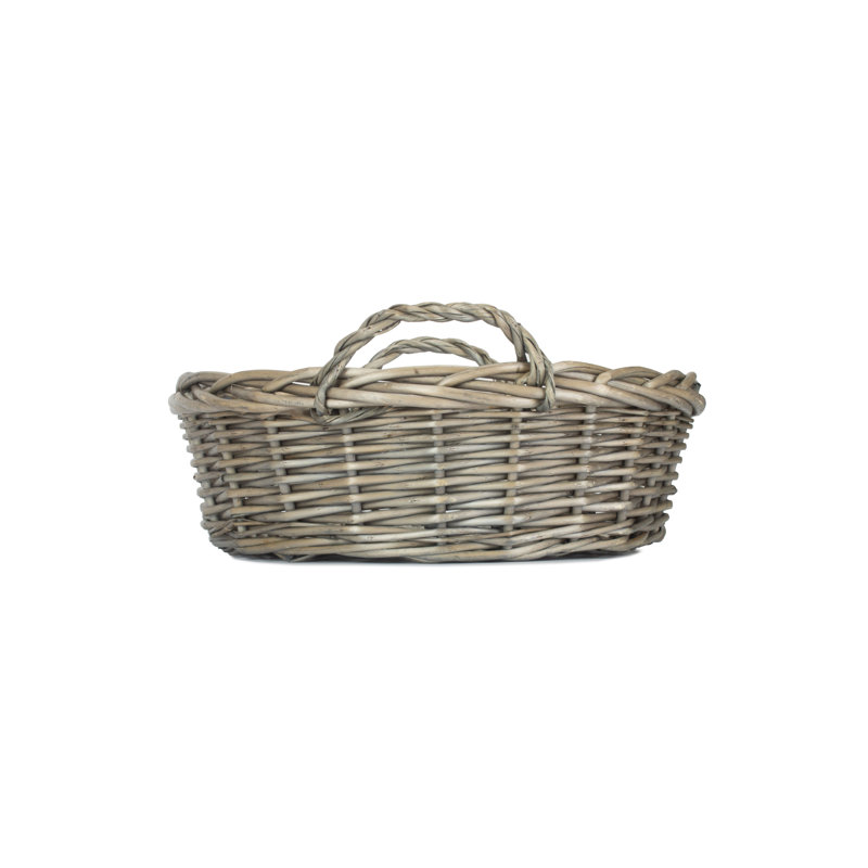 Wicker Large Round Display Storage Basket