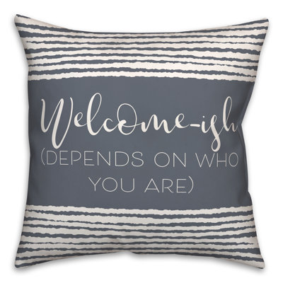 Outdoor Reversible Throw Pillow