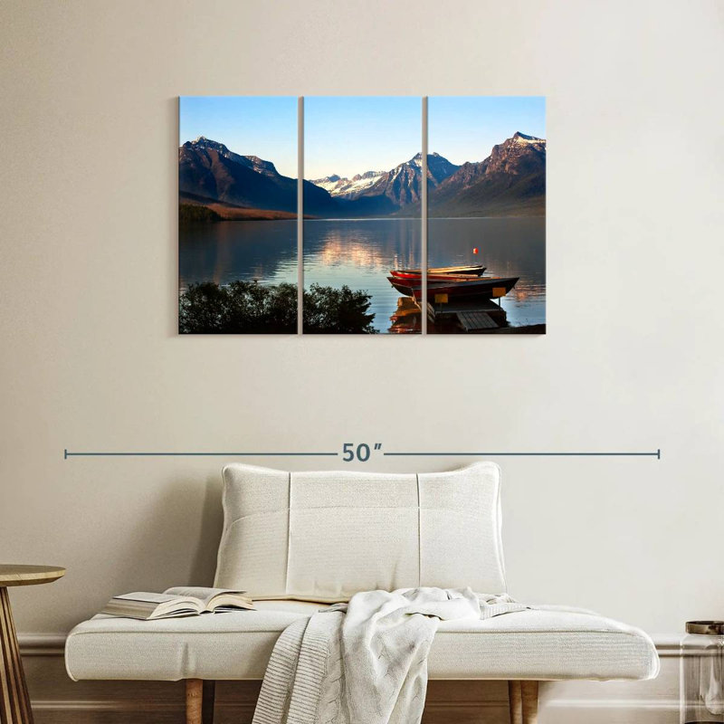Alvord Lake McDonald Boats, 24" H x 38" W