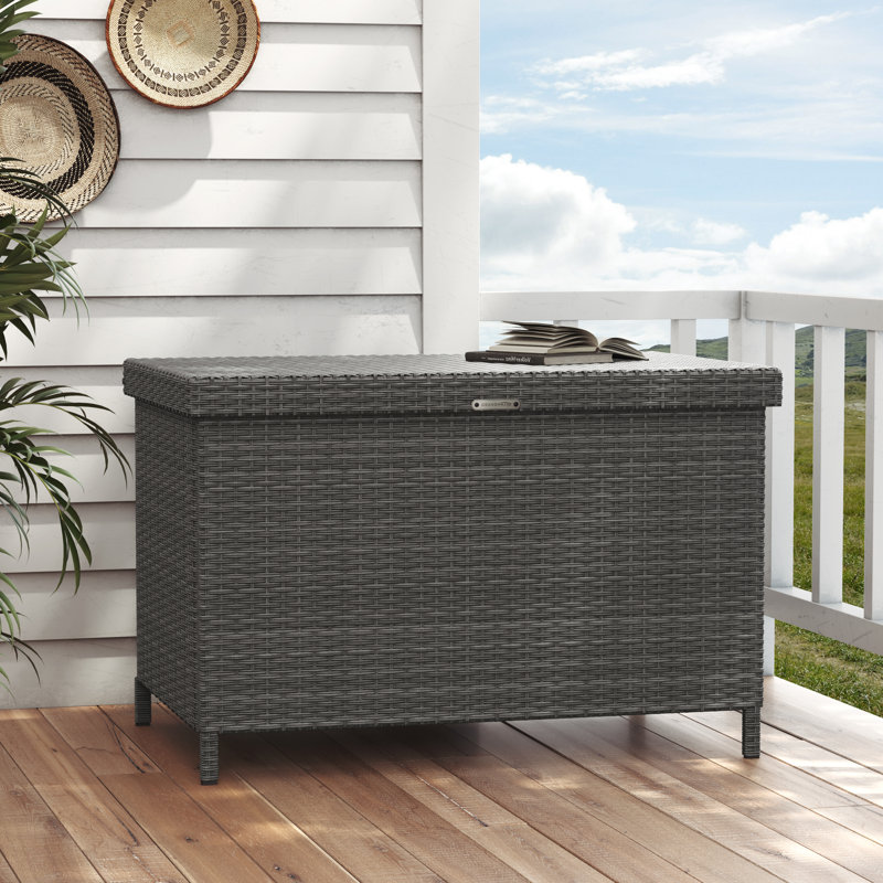 Boîte de rangement imperméable GAIA 125 gallons, Brun