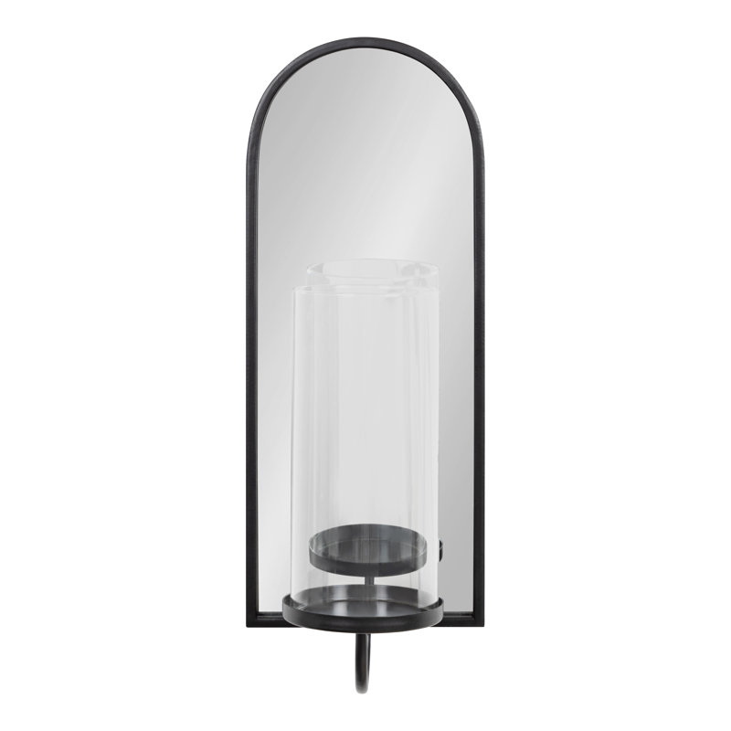 Annaly Metal Flat Mirror, Black