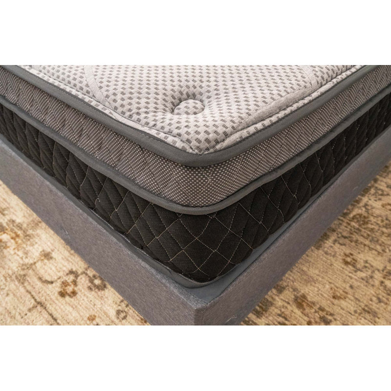 Matelas hybride 12 po avec ressorts ensachés, Très grand californien