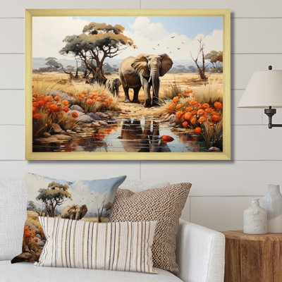 African Natures Symphony sur impression sur toile