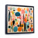 Pink Mid Century Playful Patterns II - Abstract Midcentury Wall Art