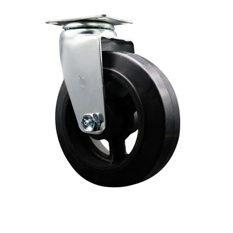 Rubber on Cast Iron Caster