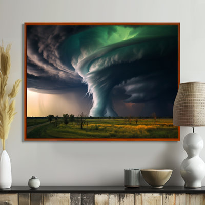 Tempête tornade symphonique - tempêtes, reproduction sur toile