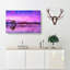 Lone Tree Under A Purple Sunrise - Wrapped Canvas-56638126