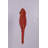 Small Red Seahorse Statue