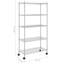 Selda   35cm W Metal Storage Rack with Wheels-753382587