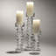 Glass Ribbed Candleholder/Vase-7121218