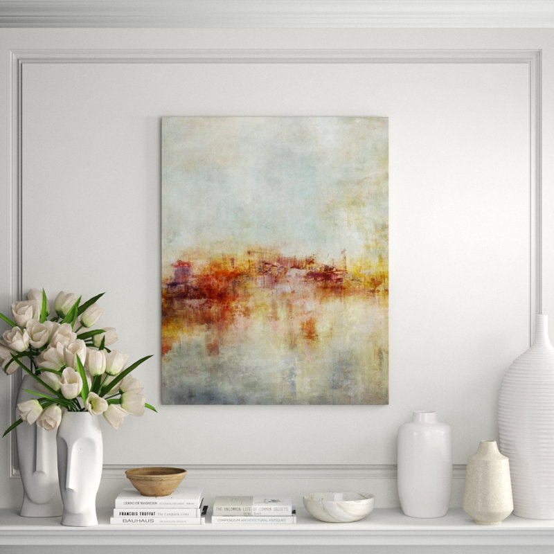 Overjoyed Painting by Emma McCartney, Knife Gel, 38" H x 30" W