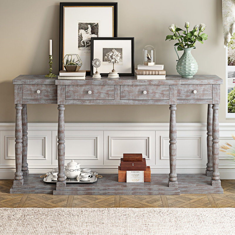 Console Barthelemy, Gris délavé