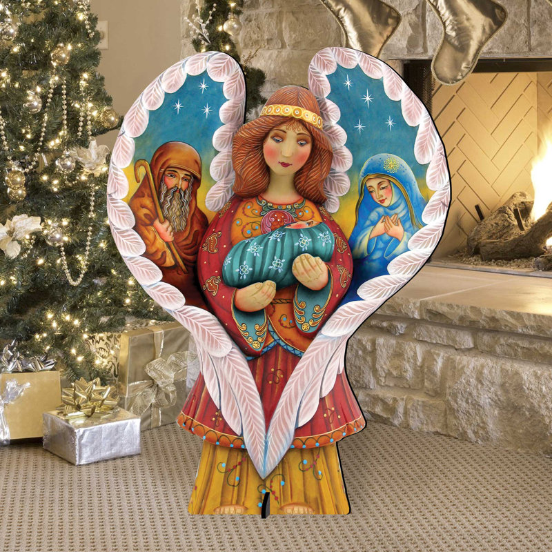 Figurine Sainte Famille Ange