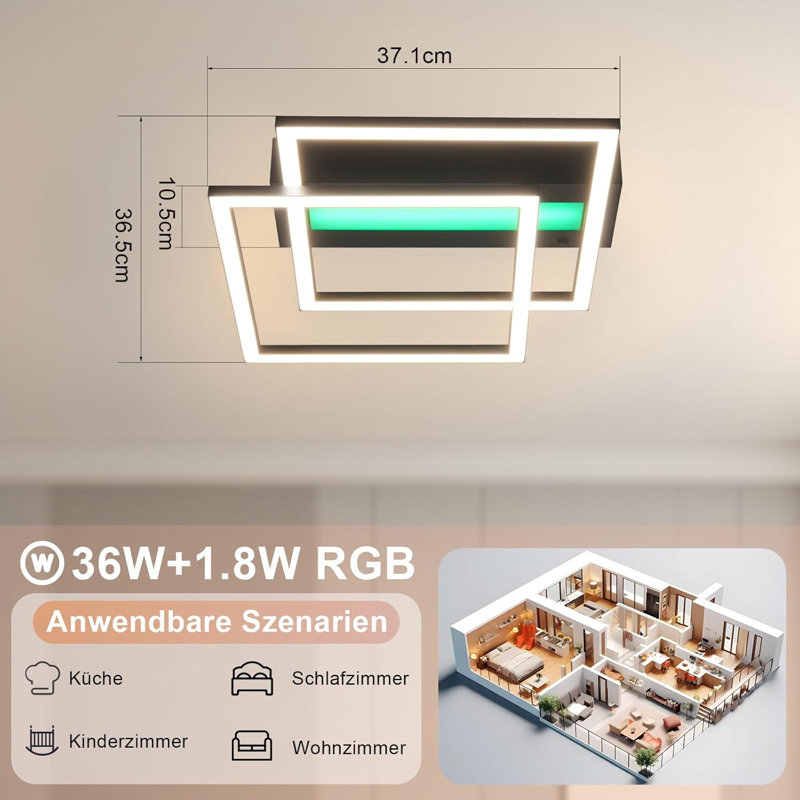 LED Semi Flush Mount