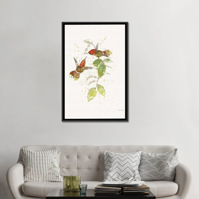 « coloré colibris ii », impression sur toile