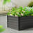 2 x 3 x 6 ft Rectangular Galvanized Raised Garden Bed Planter Box, Dark Gray-114292788
