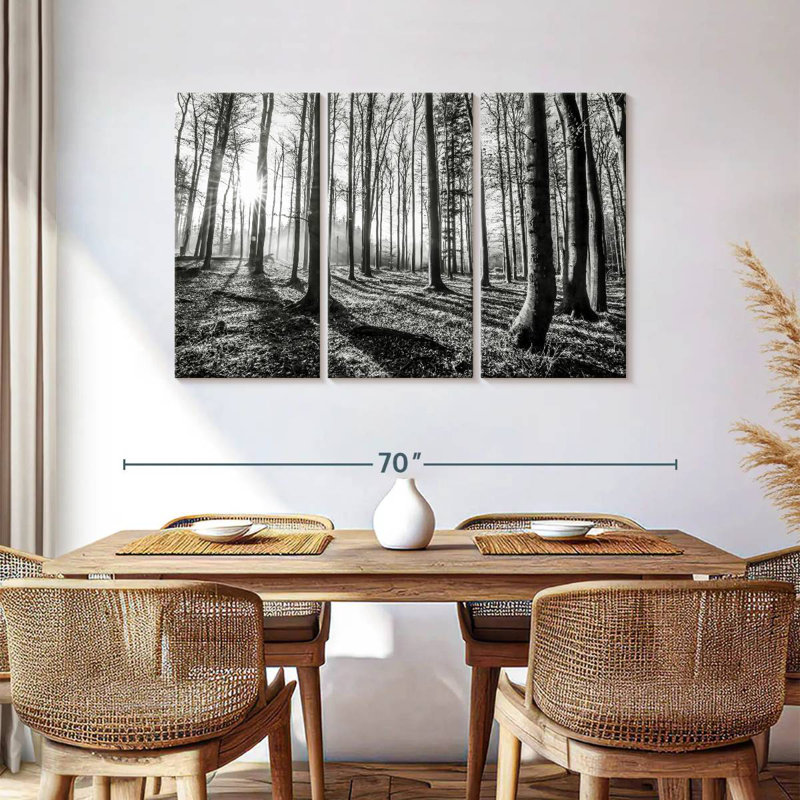 Harnek Forest Sunshine BW, 36" H x 57" W