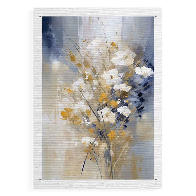 FLORAL Series CCLxxvii - Impression sur toile seulement - non encadrée, H 27 po x l 18 po