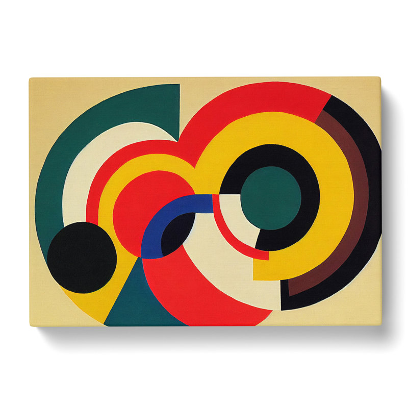 Bold Modern Abstract Art - Wrapped Canvas, 40cm H x 60cm W x 3cm D