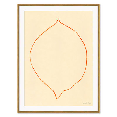 Leaf Form II Print by Leslie Snipes