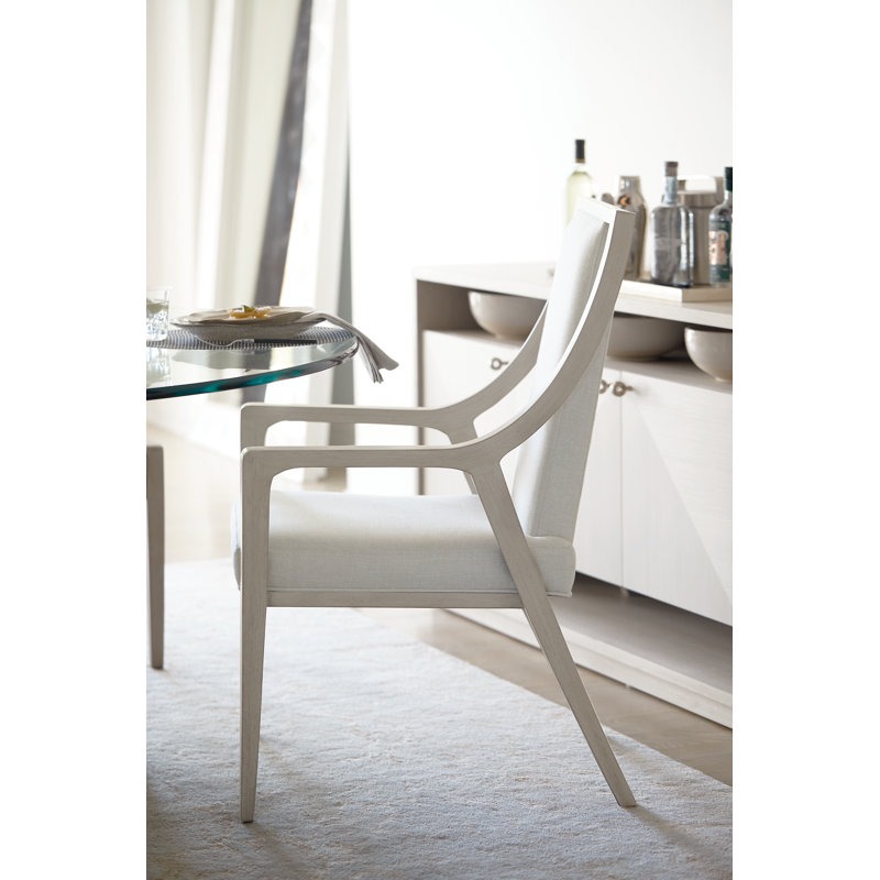 Axiom Upholstered Arm Chair in Ivory