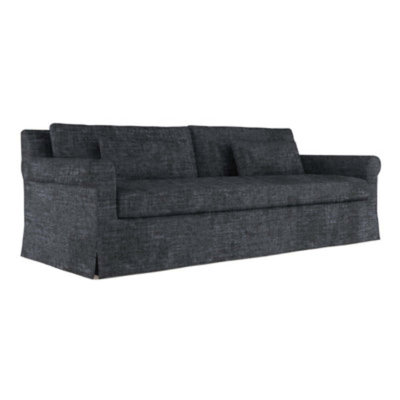 Ludlow Rolled-Arm Skirted Sofa