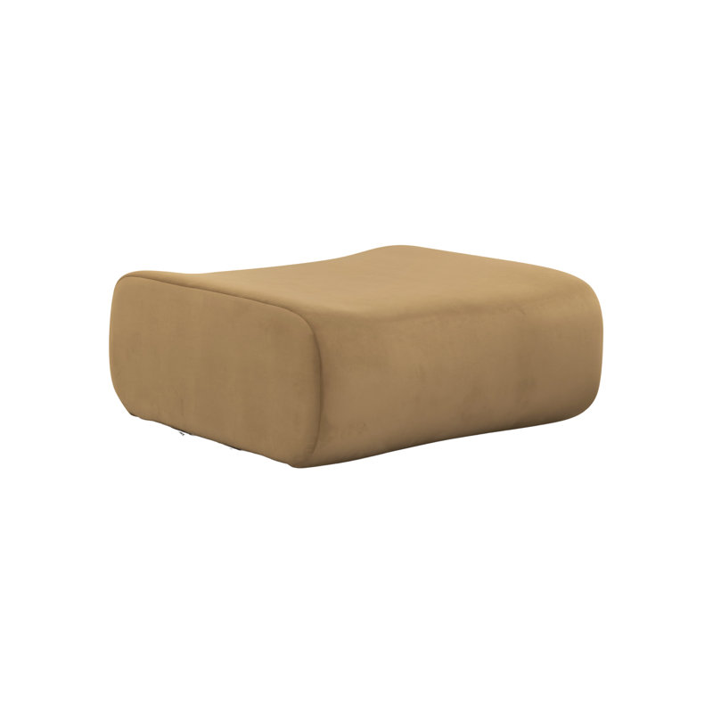 Repose-pieds Chue Latte, Velours brun