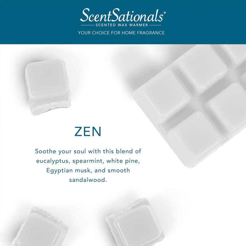 ScentSationals 4PK Wax Melt Collection, Zen