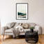 «Cleve Mountains No 2» par Dan Hobday, impression sur bois encadrée-100159960-100159968