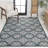 Amora Traditional Mediterranean Tile Design Turquoise/Cream Indoor/Outdoor Rug-1143297948