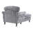 Oversized Chaise Lounge Indoor,Chenille Single Sofa Bed with Wide Seat,Upholstered Lazy Sleeper Armchair,Reading Couch Set for Living Room,Bedroom,5 Colors-1873865930