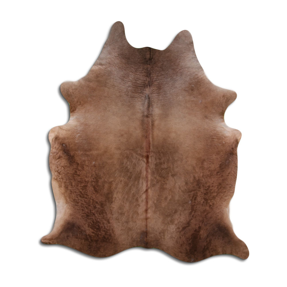 Foundry Select Grumschoses NATURAL HAIR ON Cowhide Rug DARK CHAMPAGNE ...