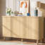 Buffet 59,74 "moderne en noyer avec rangement-404318129