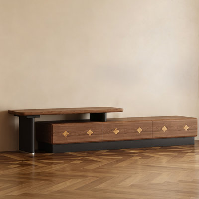 Retro Nut-Brown Manufactured Wood TV Stands