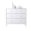 Commode blanche à 4 tiroirs pour enfants - rangement en bois 35,4 po pour chambre de bébé et de tout-petit
