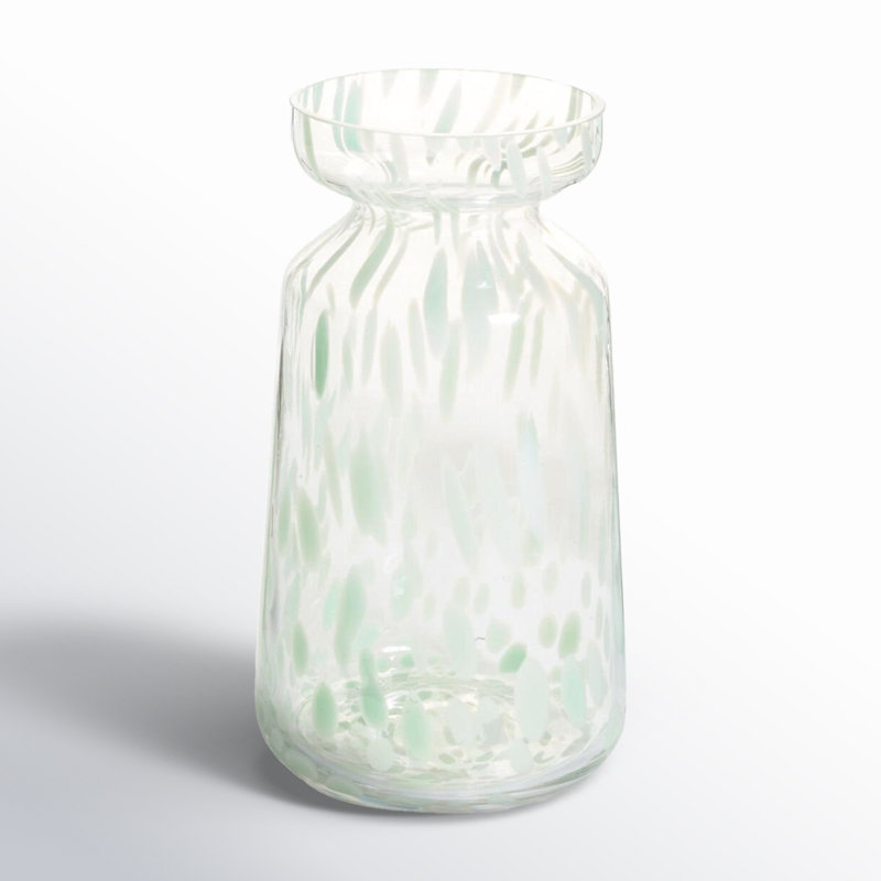 Vase de table en verre Aude, Vert