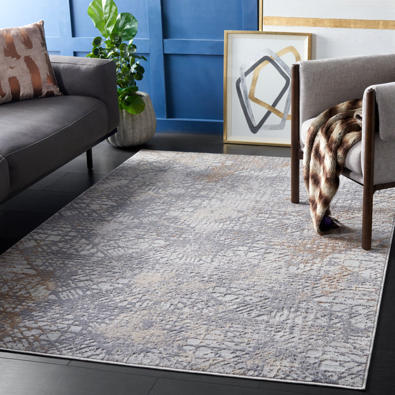 Eternal Performance Geometric Rug, Rectangle 5'3" x 7'6"