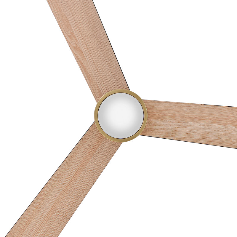 Ventilateur intelligent DEL Hinkley, Laiton héritage, Naturel