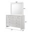 Ensemble de chambre à coucher classique avec traîneau au fini blanc-1628107373-1628107362