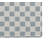 Checkered Absorbent Non-Skid Rectangular Toilet Mat