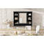 Armoire de toilette murale 36 po 3-en-1, tablette réglable et armoire de rangement à porte à fermeture en douceur-769280567