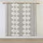 Couette 4 pièces pour lit King/King - Noir/ Garnissage en microfibre imprimée, bordure en chenille verticale et coussin décoratif inclus