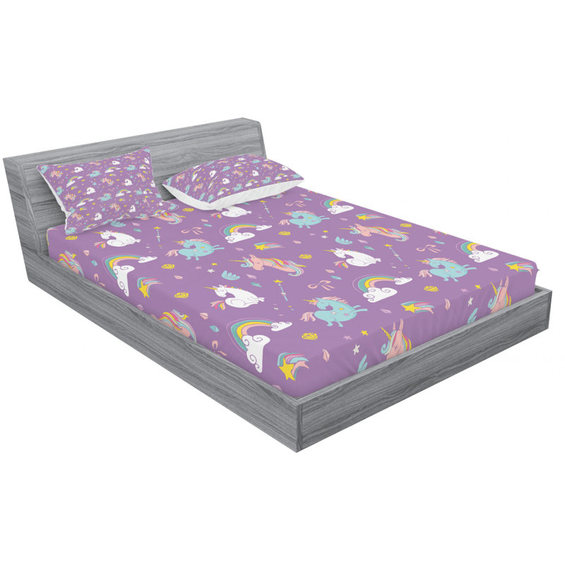 Microfiber Sheet Set, Queen Sheet Set + Fitted Sheet + 2 Pillowcases