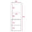 Light Grey 2-Shelf Bathroom Cabinet-296047187
