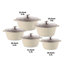 SQ Professional Nea Seramiq 5 - Piece Non-Stick Aluminium Cookware Set- Induction Ready-101530968