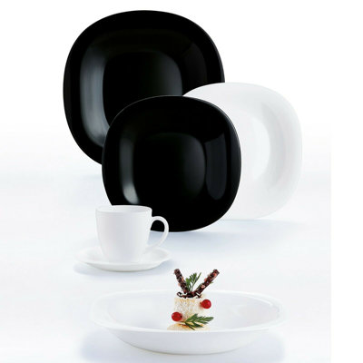 Piece Glass Dinnerware Set - Service for 6